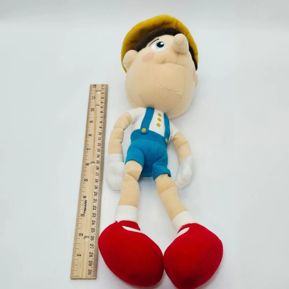 Shrek The Third Pinocchio Plush Rare Stuffed Toy Dreamworks Leaf Nose